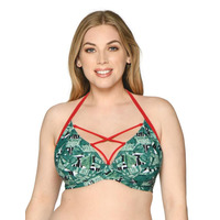 Curvy Kate Paradise Palm Halterneck Bikini Top