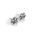 Click to view product details and reviews for Paw Print Stud Earrings In Silver Default Title.