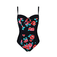 Pour Moi Reef Padded Strapless Underwired Swimsuit