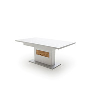 Kanony 180cm-280cm White And Oak Extending Table