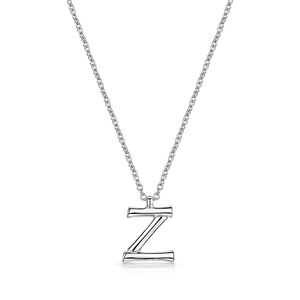 Rox Bamboo Sterling Silver Letter Z Pendant