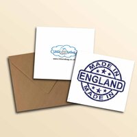 Made In England Greetings Card