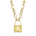 Click to view product details and reviews for Rox Lox Padlock Diamond Necklace 001ct.