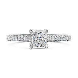 Love Princess Cut Diamond Ring 092cts