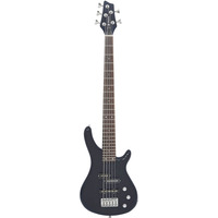 5 String Black Electric Bass Guitar