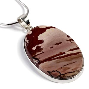 Dead Camel Jasper Necklace Natural Designer Gemstone 16 42cm