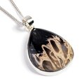 Click to view product details and reviews for Petrified Palm Wood Fossil Necklace Natural Designer Gemstone 16 42cm.