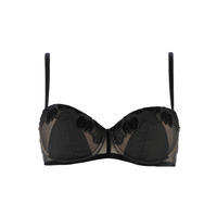 Maison Lejaby Black Dahlia Padded Demi Cup Bra