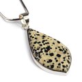 Click to view product details and reviews for Statement Dalmatian Jasper Gemstone Necklace Natural Designer Gemstone 16 42cm.