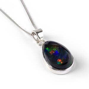 Ethiopian Opal Necklace Natural Designer Gemstone 16 42cm