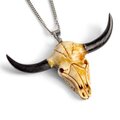 Click to view product details and reviews for Hand Carved Ox Longhorn Bull Necklace In Buffalo Bone Natural Designer Gemstone 16 42cm.