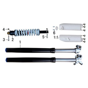 Ten10 250r Dirt Bike Front Fork Legs Ten10 250r Dirt Bike Front Fork Legs