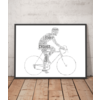 Personalised Cycling Bike Rider Word Art Gift