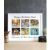 Personalised Fathers Day Gift for Dad - Photo Collage Frame