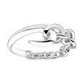 Click to view product details and reviews for Shaun Leane Silver Hook Chain Ring Code Ht020ssnarzp.