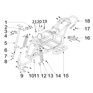 Funbikes X Max Roughrider 1500w Electric Quad Bike Seat Attachment Plate