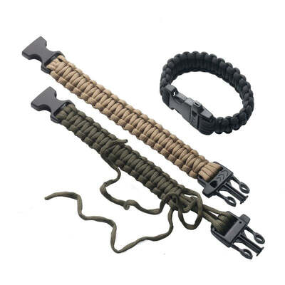 Macgyver Survival Bracelet - Black