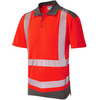 Click to view product details and reviews for Leo P14 Peppercombe High Vis Red Short Sleeve Polo Shirt.