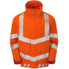 Click to view product details and reviews for Pulsar Evo253 High Vis Orange Bomber Jacket With Hood.