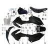 Click to view product details and reviews for M2r Kxf125 Pit Bike Black Rear Mudguard 2020 Onwards.