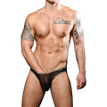 Andrew Christian Almost Naked Sheer Leopard Brief 92556
