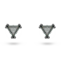 Click to view product details and reviews for Swarovski Stilla Stud Earrings Triangle Cut Gray Ruthenium Plated 5639137.