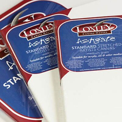 Loxley Ashgate 18mm Standard Edge Blank Canvases - Assorted - ACM-A1 - 5 Canvases