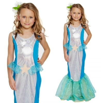 Girls Ariel Little Mermaid Book Day Fancy Dress Costume 4-6 Years