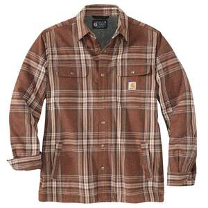 Carhartt Sherpa Lined Plaid Shirt Jacket