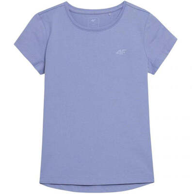4F Junior Cotton T-shirt - Light Blue