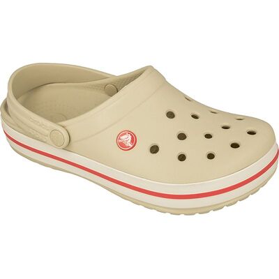 Crocs Womens Crocband Slippers - Beige