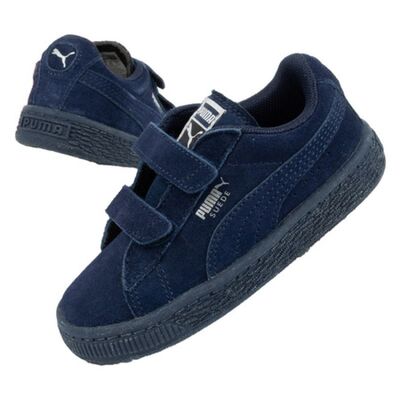 Puma Junior Suede 2 Shoes - Navy Blue
