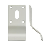 Zoo Hardware Cylinder Latch Pull Standard Profile (88mm x 43mm), Powder Coated White - ZAS20-PCW POWDER COATED WHITE