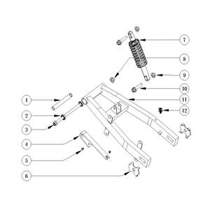 Funbikes Mxr 60 Mini Dirt Bike Rear Swing Arm Bearing