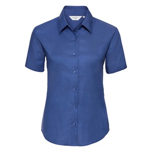 Russell 933f Short Sleeve Oxford Blouse