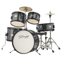 Stagg Black 5 Piece Junior Drum Kit
