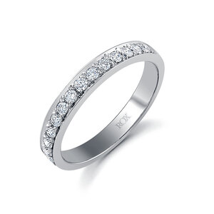 Pave Set Diamond Eternity Ring 033cts