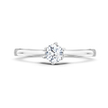Click to view product details and reviews for Classic 6 Claw Diamond Ring 030cts.