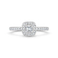 Click to view product details and reviews for Princess Cut Halo Diamond Ring 071cts.