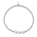 Click to view product details and reviews for Rox Classic Triple Heart Bracelet.