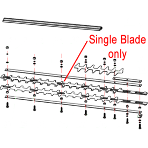 Mitox 6000 Htdx Ht60d Pro Hedge Cutter Blade
