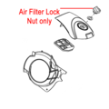 Click to view product details and reviews for Mitox Chainsaw Air Filter Lock Nut Miyd38 30501 00.