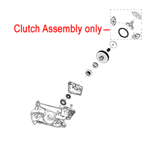 Gardencare Chainsaw Clutch Assembly Gcyd45011301 00