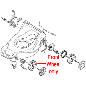 Mountfield 175mm Front Wheel 322686100 0