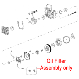 Mitox Chainsaw Oil Filter Assembly Miyd38 30000 16