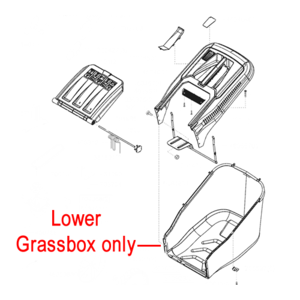 Al Ko Lawnmower Grassbag Lower Box 46381601