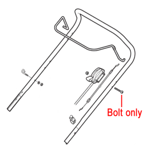 Mountfield Throttle Cable Mounting Bolt M6x55 112727788 0