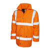 Click to view product details and reviews for Uc803 High Vis Orange Parker Jacket.