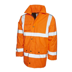 Uc803 High Vis Orange Parker Jacket