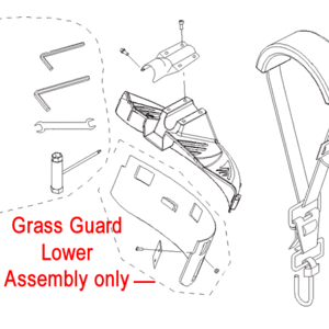 Mitox Grass Guard Lower Assembly Mi14005060400